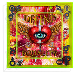 Empowerment Art - 3D Mixed Media - Defend Equality - Small 12"x12"