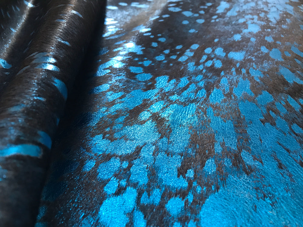 Make Waves - Blue Brown Metallic