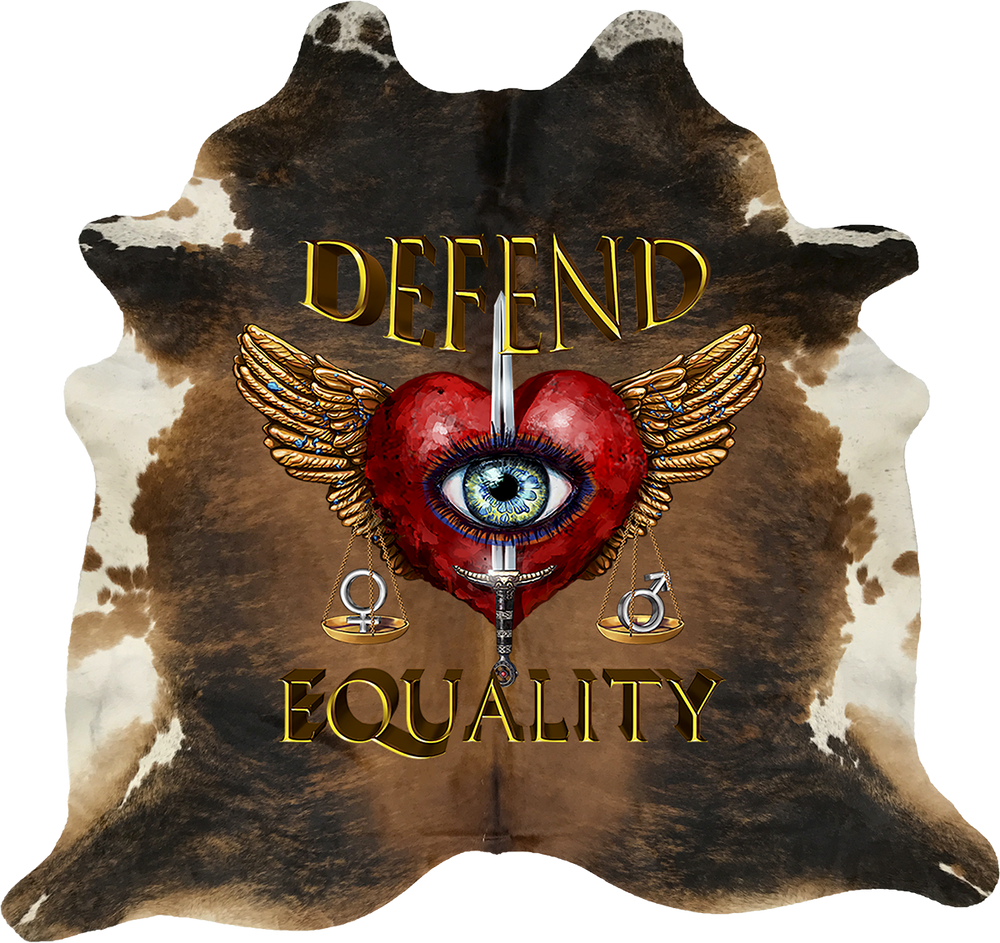 Defend Equality - Brown White Exotic Brindle