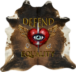 Defend Equality - Brown White Exotic Brindle
