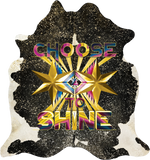 Choose To Shine - Gold Black White Metallic