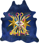 Choose To Shine - Navy Blue Spotted Pepper